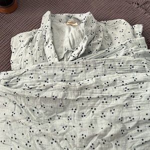 Madewell Muslin long sleeve pjs-M